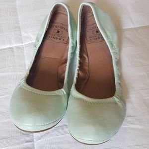 Lucky Brand Echo Mint Green Flats 6.5